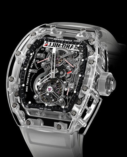 Replica Richard Mille RM 056 Watch RM 56-01 Tourbillon Sapphire Crystal